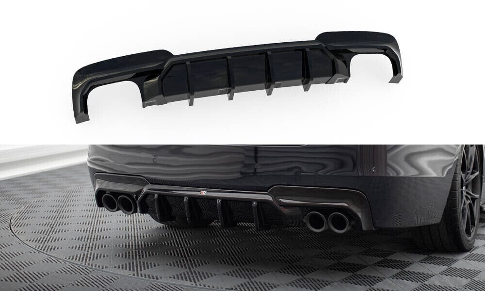 BMW 5er F10 - Heck Diffusor OO-OO V.2 Maxton Design